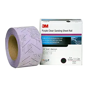 3M 30708 Hookit 334U Purple 70 mm x 12 m P220 Grit Clean Sanding Sheet Roll