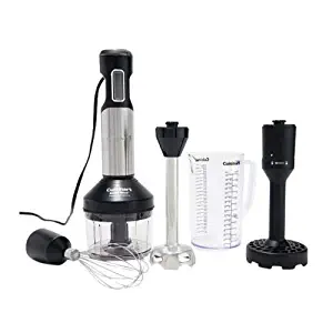 Cuisinart 700W Smart Stick Variable Speed Hand Blender with Masher, Black