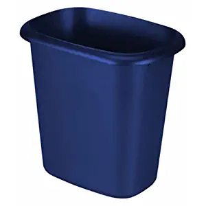 Rubbermaid Waste Basket, 6-Quart, Blue