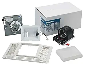 Broan 655F Finish Pack. Heater/Fan/Light Assembly and Grille, 100W Light, 1300W Heater, 70 CFM