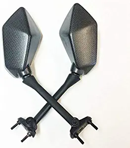 unbrand Motor Parts Accessories Lighting&Electrical by Auto&MotoStore  HTTMT Rear Mirror for Kawasaki Ninja 650R 400R Z1000Sx Er6F Carbon Fiber