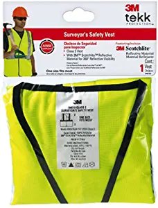 3M 9461880030T Reflective Safety Vest, Pockets, Adjustable Size, Yellow