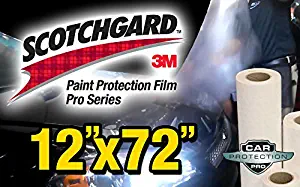 12" x 72" Genuine 3M Scotchgard Pro Series Paint Protection Film Bulk Roll Clear Bra Piece