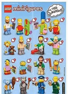 LEGO Simpson Minifigures Complete Set of 16! IN HAND! USA SELLER!