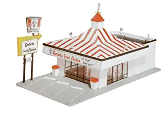 Life-Like TrainsHO Scale Building Kits - Kentucky Fried Chicken Drive-in