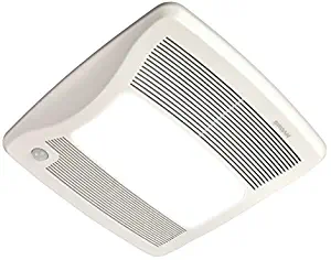 Broan ZB80ML Ultra Series Multi-Speed Motion Sensing Ventilation Fan/Light, 80 CFM, 6" or 4" Duct