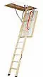 FAKRO LWT 66895 Wooden Thermo Attic Ladder with 12.5 R-Value for 30-Inch x 54-Inch Rough Openings
