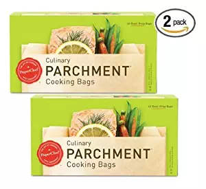 (2 Pack) Parchment Paper Nonstick Cooking Bags, 10-ct/Box