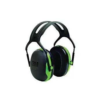 3M Peltor Black And Green Model X1A/37270(AAD) Over-The-Head Hearing Conservation Earmuffs