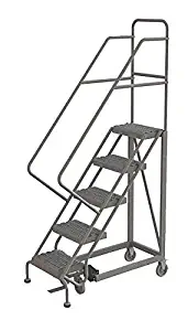 Tri-Arc KDEC105162 - Rolling Ladder 5 Step Steel Serrated