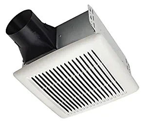 Broan-NuTone A80 InVent Series Single-Speed Fan, Ceiling Room-Side Installation Bathroom Exhaust Fan, ENERGY STAR Certified, 2.0 Sones, 80 CFM