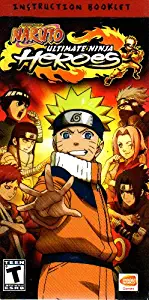 Naruto - Ultimate Ninja Heroes PSP Instruction Booklet (Sony Play Station Portable Manual ONLY - NO GAME) Pamphlet - NO GAME INCLUDED