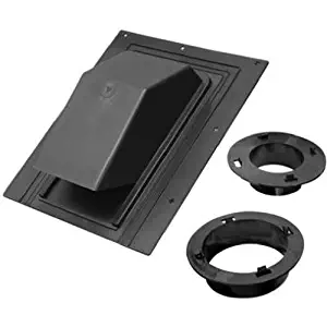 BROAN-NUTONE 354R 4" Plastic Roof Cap, Black