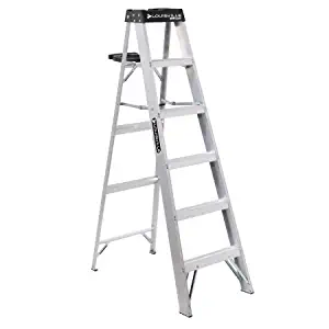Louisville Ladder AS3006 6 ft. Aluminum Step Ladder, Type IA, 300 lbs. Load Capacity