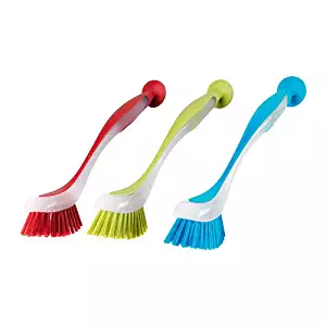 Ikea 301.495.56 Plastis Dishwashing Brush, Assorted Colors, Set of 3