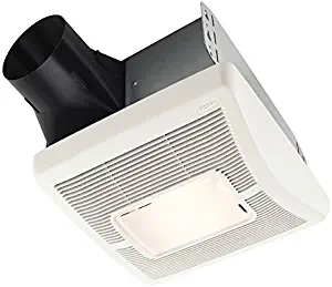 Broan-NutoneA50LInVent Series Single-Speed Fan with LED Light, Ceiling Room-Side Installation Bathroom Exhaust Fan, ENERGY STAR Certified, 1.5 Sones,