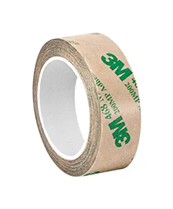 3M 468MP Adhesive Transfer Tape, 0.5" Width x 20yd. Length (Pack of 6)