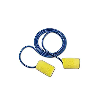 E-A-R by 3M 10080529110012 3M Ear 311-1101 Classic Regular Corded Disposable Foam Earplugs, Blue, One Size Fits All (Pack of 200)
