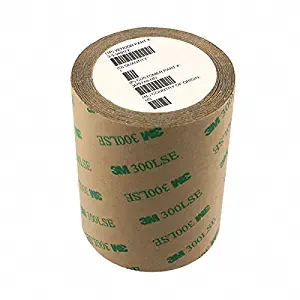 TAPE DBL COATED CLEAR 3"X 5YDS (Pack of 2) (3-5-9495LE)