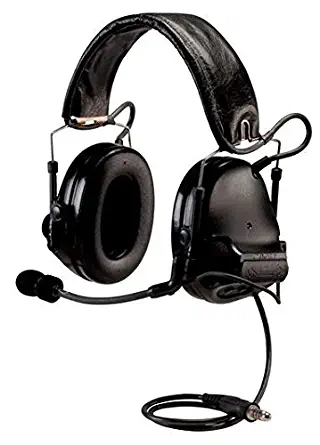 3M PELTOR COMTAC 93692 PELTORCOMTAC MT17H682FB-49 SV ACH Communication Headset, Dual COMM, Single Download, Flexi Boom Mic, 4.57" Height, 7.75" Length, 5.5" Width, Black