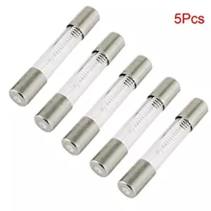 Yohii High Voltage 0.8A 5KV 6mm x 40mm Fuse Tubes Fit for Microwave Oven 5pcs