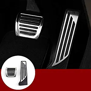 HOTRIMWORLD at Brake Accelerator Pedal Gas Pedal Pad Cover 2pcs for Alfa Romeo Giulia 952 Stelvio 949 2017-2019