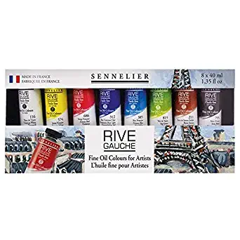 Sennelier Rive Gauche Oil Paint, Set of 8