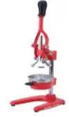 Alpine Cuisine Large Commercial Manual Juice Press Juicer (Red)