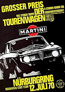 1970 Touring Car Grand Prix - Nurburgring - Alfa Romeo GTA - Promotional Poster