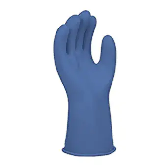 Salisbury Gloves E011BL10 Salisbury by Honeywell E011 11" Class 0 Rubber Linemen's Electrical Gloves, 11, Blue, 10