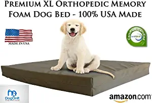 Pet Support Systems Orthopedic Memory Foam Dog Beds - Eco Friendly, Hypoallergenic and Made in The USA, Supreme Luxury Comfort and Care for Dogs with Removable and Washable Cover