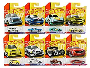 New DIECAST Toys CAR HOT Wheels 1:64 Target Retro Assortment Set of 8 GBB85-999A