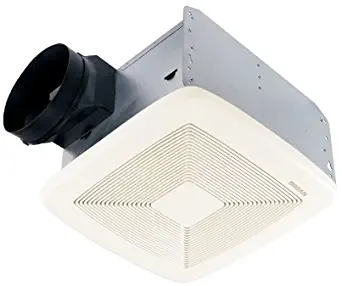 Broan-NutoneQTXE110Ultra-Silent Ventilation Exhaust Fan for Bathroom and Home, ENERGY STAR Certified, 0.7 Sones, 110 CFM