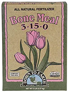 Down to Earth Organic Bone Meal Fertilizer 3-15-0, 5 lb