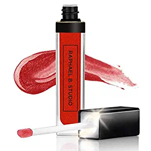 LED Lip Gloss - Light Up Lip Gloss - COLOR CHANGING - Lip Gloss with MIRROR by Raphael B. Studio