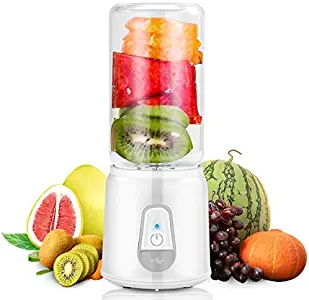 Smoothie Blender cup,LINBO Portable Blender Juicer Cup,BPA-Free,Multifunctional Small Blender for Shakes and Smoothies,Usb Rechargeable, Personal Blender for Smoothies and Shakes,Borosilicate Glass
