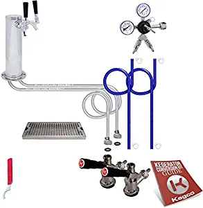 Kegco EBDTCK-2-542-2 Deluxe Tower Kegerator Conversion Kit No Tank