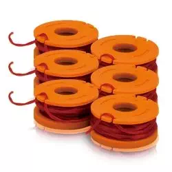 Hot Replacement Parts & Accessories WORX WA0010 Replacement 10-Foot Grass Trimmer/Edger Spool Line 6-Pack for WG150, WG151, WG152, WG155, WG165, WG166, WG160, WG167, WG175