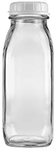 17 Oz Glass Water Bottle Virtually Unbreakable with Thick Sides