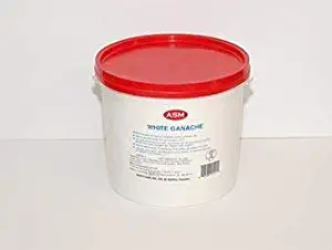 ASM White Chocolate Ganache - 12 lb Tub