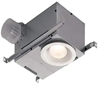 Broan-NuTone 744 Recessed Fan and Light Combo for Bathroom and Home, 70 CFM, 75-Watt