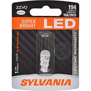 SYLVANIA 168/194/2825 LED Premium White Miniature Bulb, (Pack of 1)