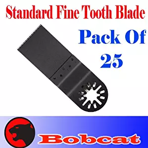 MTP TM Pack of 25 Standard Fine Tooth Flush Cut Oscillating Multi Tool Saw Blade for Fein Multimaster Bosch Multi-x Craftsman Nextec Dremel Multi-max Ridgid Dremel Chicago Proformax Craftsman Nextec Milwaukee Makita Blades