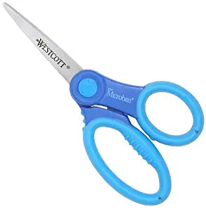 Westcott Soft Handle Kids Scissors with Anti-Microbial Protection, Assorted Colors, 5" Pointed (14597-030)