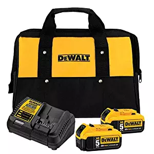 DEWALT DCB205-2CK 20V Max 5.0Ah Starter Kit with 2 Batteries,