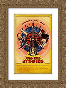 John Dies at The End 18x24 Double Matted Gold Ornate Framed Movie Poster Art Print