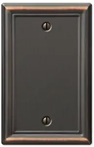 Amerelle 149BDB CenturySteel Wallplate 1 Blank Wallplate Aged Bronze