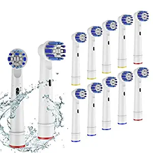 Replacement Toothbrush Heads Compatible Oral B Braun, 12 Pack Professional Electric Toothbrush Heads Sensitive Clean Brush Heads Refill for Oral-B 7000/Pro 1000/9600/ 500/3000/8000 (12 PACK)