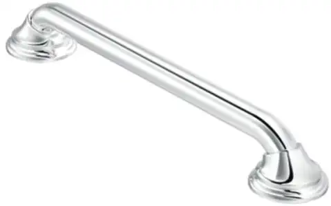 Moen LR8716D3CH Home Care 16-Inch Designer Bath Safety Bathroom Grab Bar with Concealed Screws, Chrome