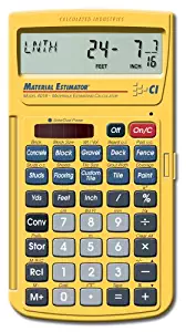 CALCULATED INDUSTRIES 4019 Material Estimator Calculator